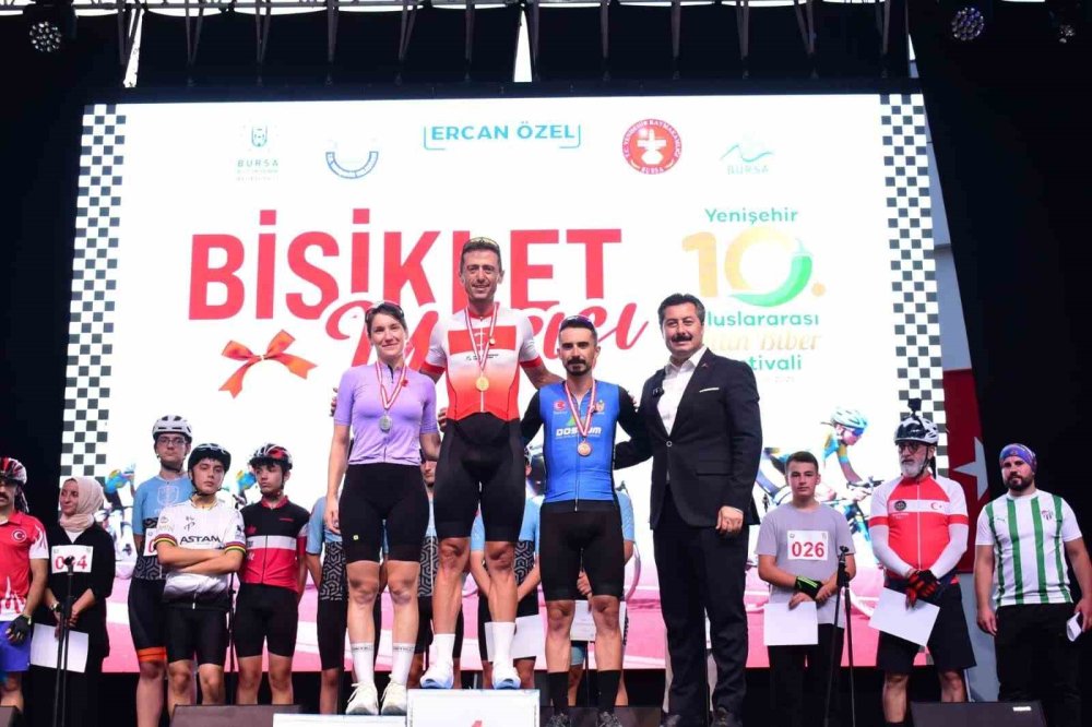 Biber Festivali'nde Bisiklet Yarışı