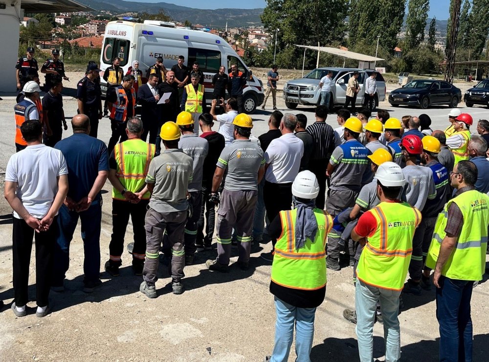 Konsantratör Tesislerinde Yer Üstü Maden Tatbikatı