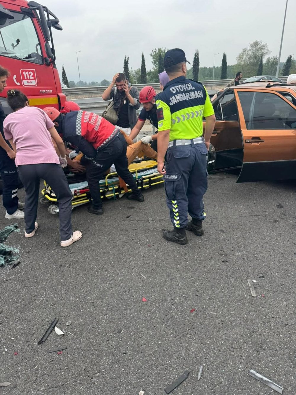 Otoyolda Aracın Hurdaya Döndüğü Kazada Acı Haber