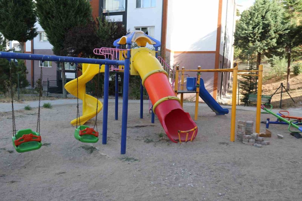 Bu Demir Korkuluğun Kaydırağın Bitiminde Ne İşi Var?