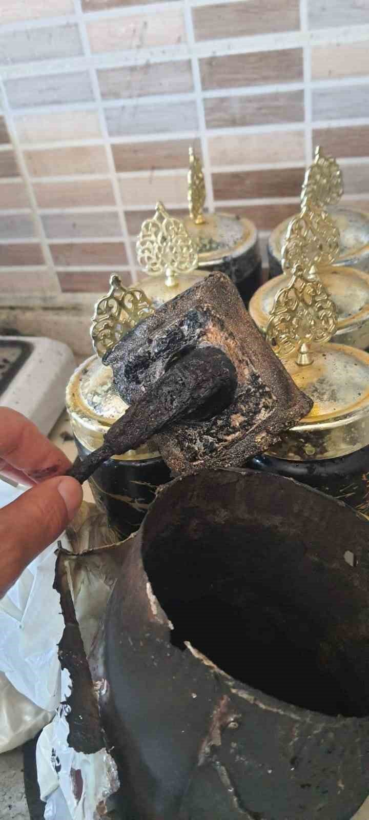Aspiratörden Çıkan Yangında Bir Kişi Yaralandı