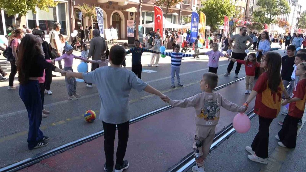 Avrupa Hareketlilik Haftası’nda Heykel Caddesi Çocukların Oldu