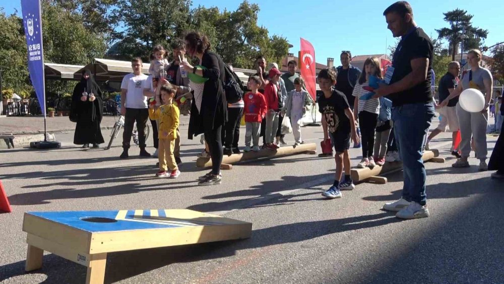 Avrupa Hareketlilik Haftası’nda Heykel Caddesi Çocukların Oldu