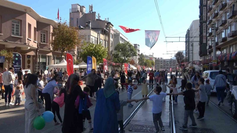 Avrupa Hareketlilik Haftası’nda Heykel Caddesi Çocukların Oldu