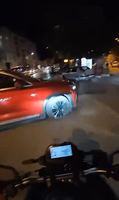 Kaza Anı Kask Kamerasına Yandısı