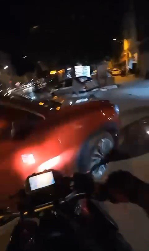 Kaza Anı Kask Kamerasına Yandısı