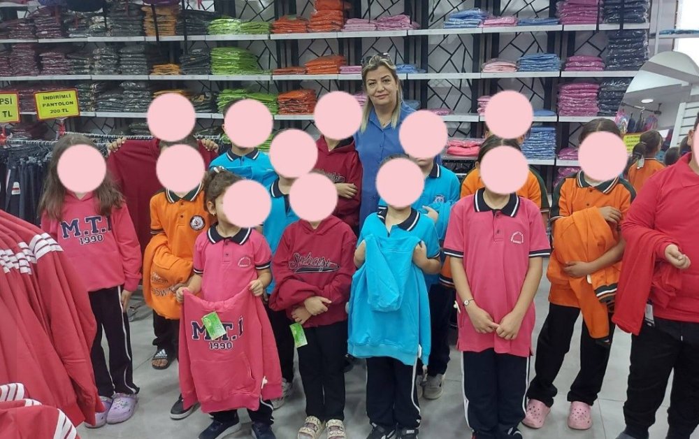 200 Öğrencinin Yüzü Güldü