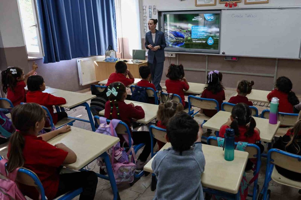 Minikler ‘Su Müfettişi’ Eğitimleri İle Tasarruf Konusunda Örnek Oluyor