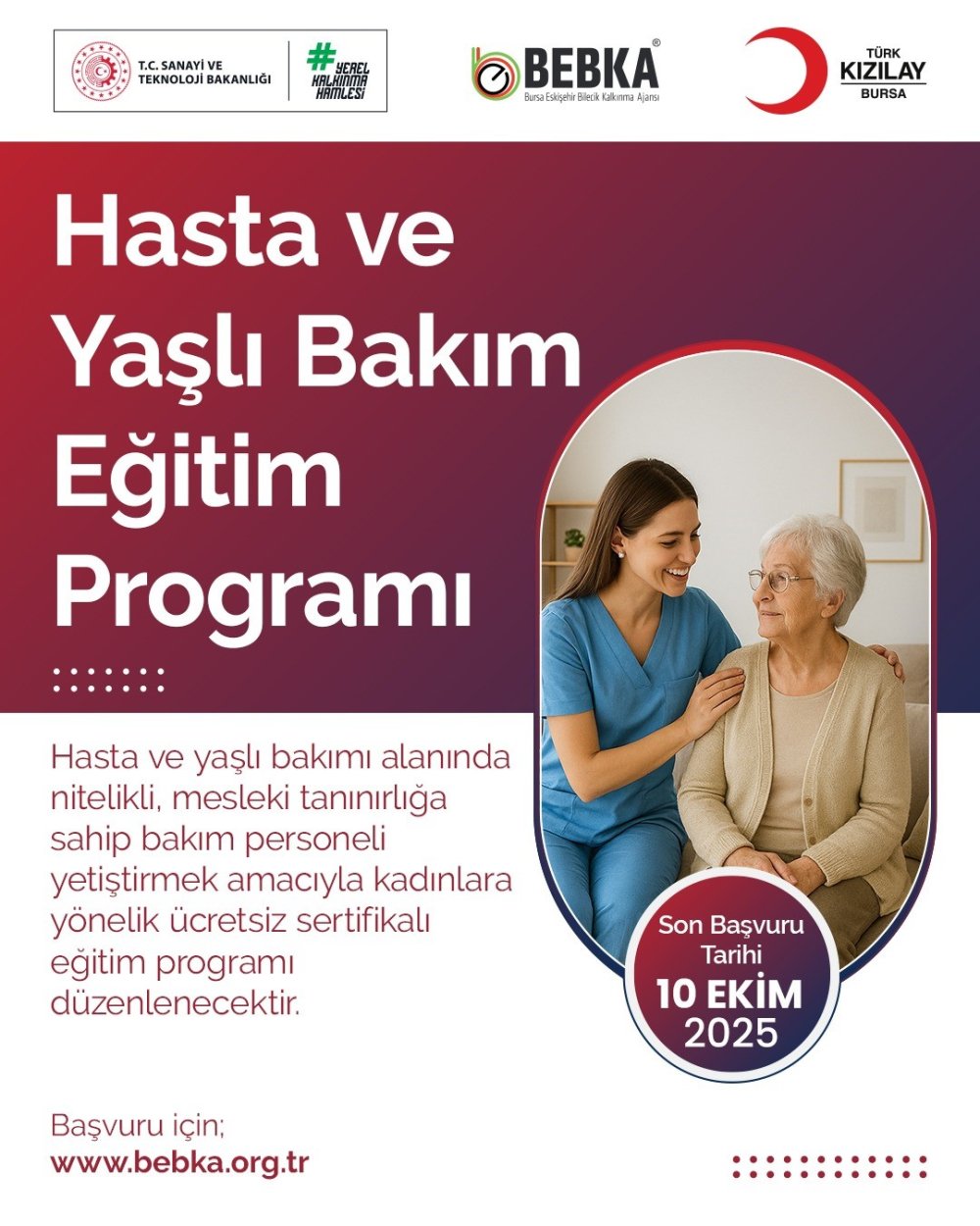 Kadın İstihdamına Katkı Sağlayacak ’hasta Ve Yaşlı Bakım Eğitimi’ Başlıyor