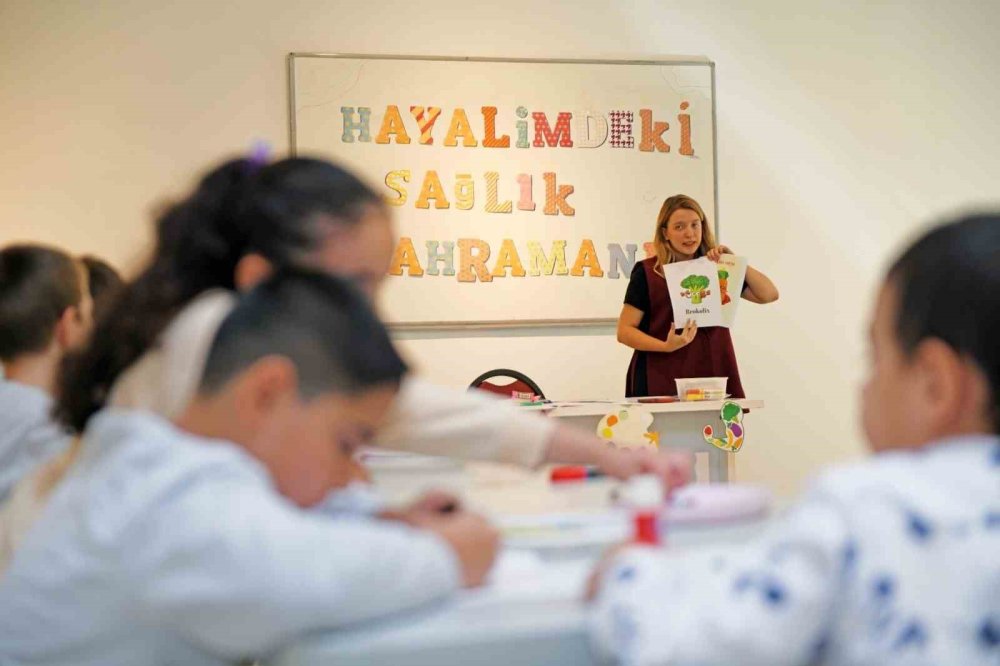 Çocuklar Oyunlar Oynayarak Sağlıklı Beslenmeyi Öğreniyor