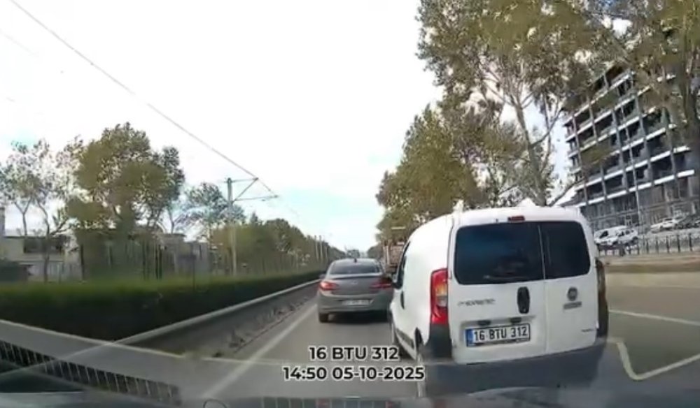 Makas Anı Kamerada... Kazaya Ramak Kaldı