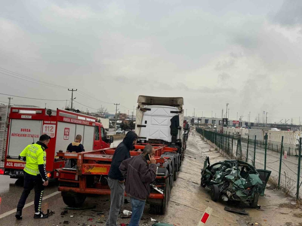 Serbest Bölge Yolunda Kaza: 1 Ağır Yaralı