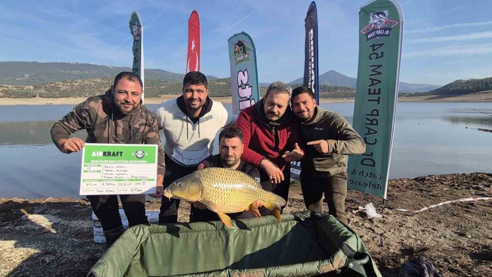 Çerkeşli Göleti’nde Sazan Yarışı