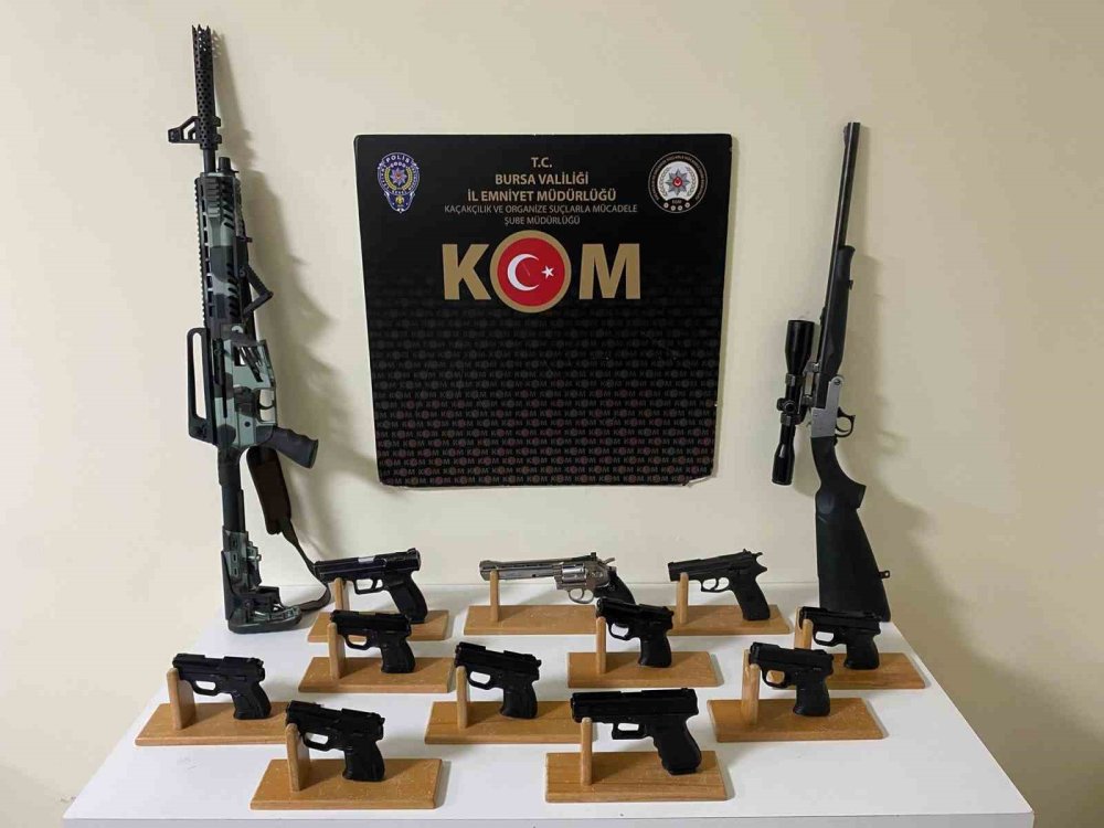 Ruhsatsız Silah İmalatına 4 Gözaltı