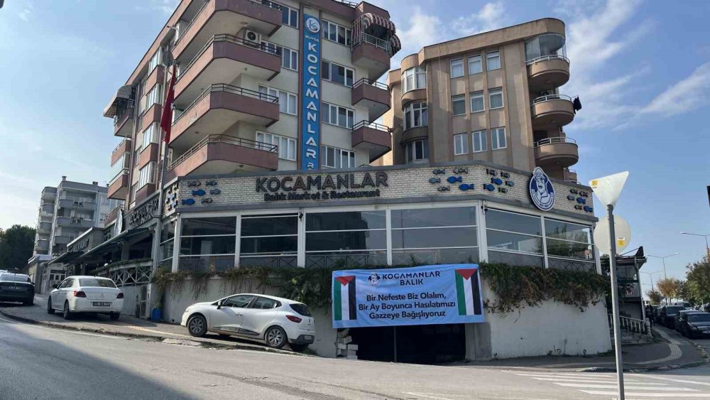 5 Restoranın 1 Aylık Hasılatını Gazze’ye Bağışlayacak