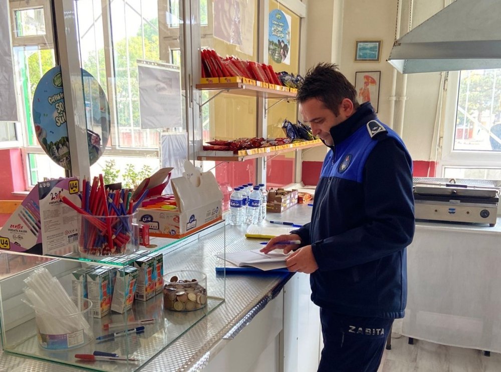 Zabıtadan Okul Kantinlerine Sıkı Denetim