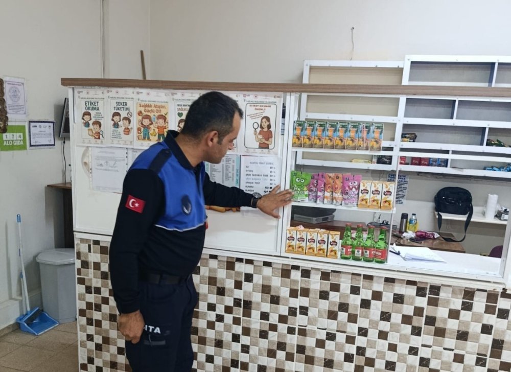 Zabıtadan Okul Kantinlerine Sıkı Denetim