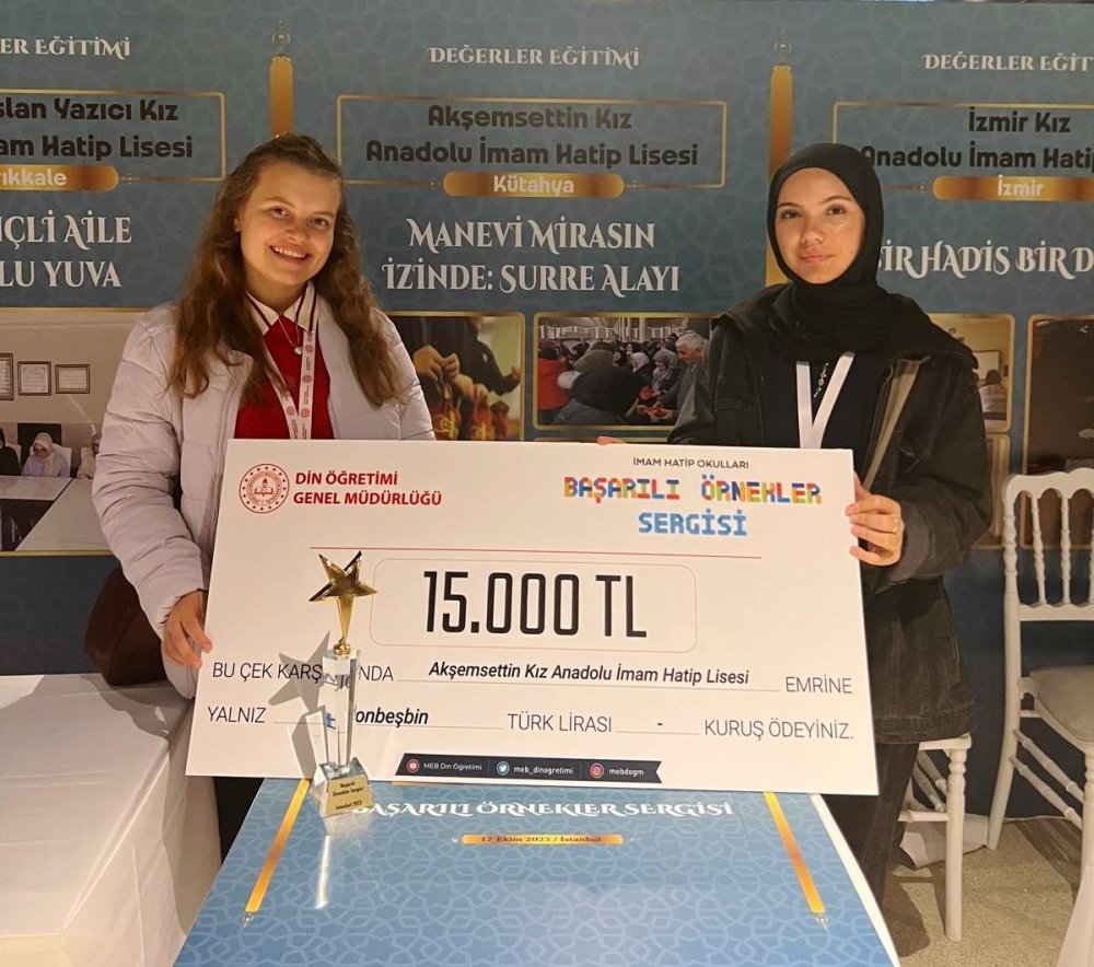 "İmam Hatip Okulları Başarı Örnekleri" Sergisinde Kütahya’ya Gurur