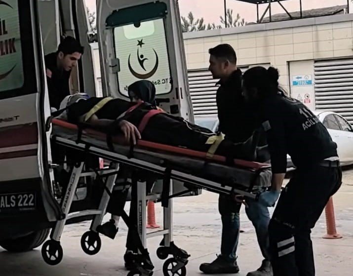 Başına Makine Çarpan İşçi Kanlar İçinde Kaldı