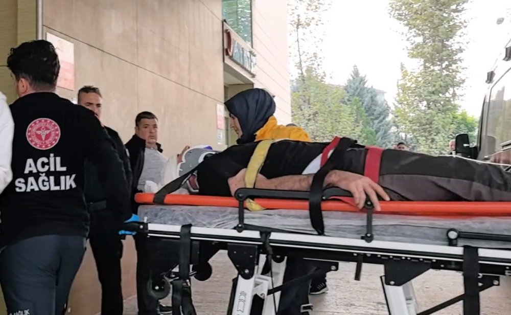 Başına Makine Çarpan İşçi Kanlar İçinde Kaldı