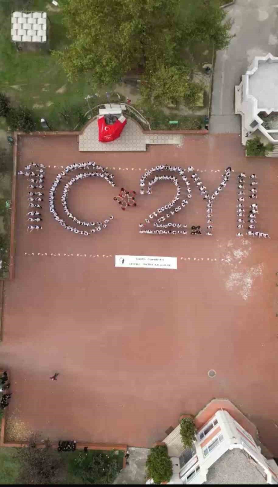 Öğrenciler Cumhuriyetin 102.yılını Çizdi