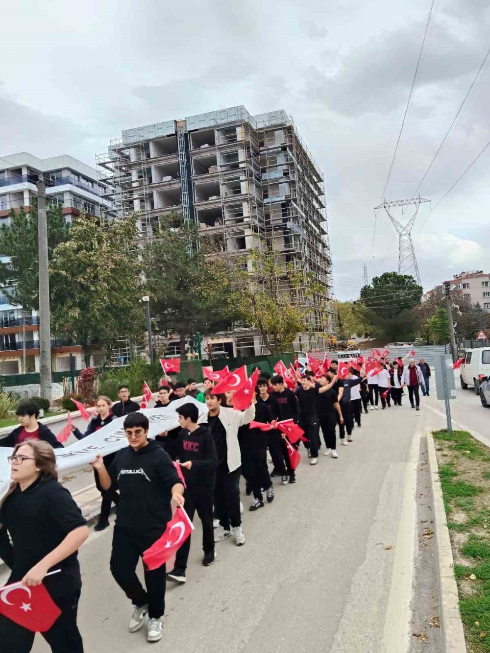 Öğrenciler Cumhuriyetin 102.yılını Çizdi