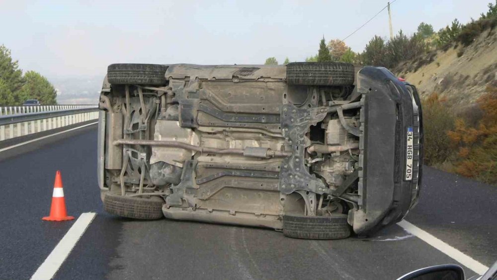 Yaşanan Trafik Kazasında 1 Kişi Yaralandı