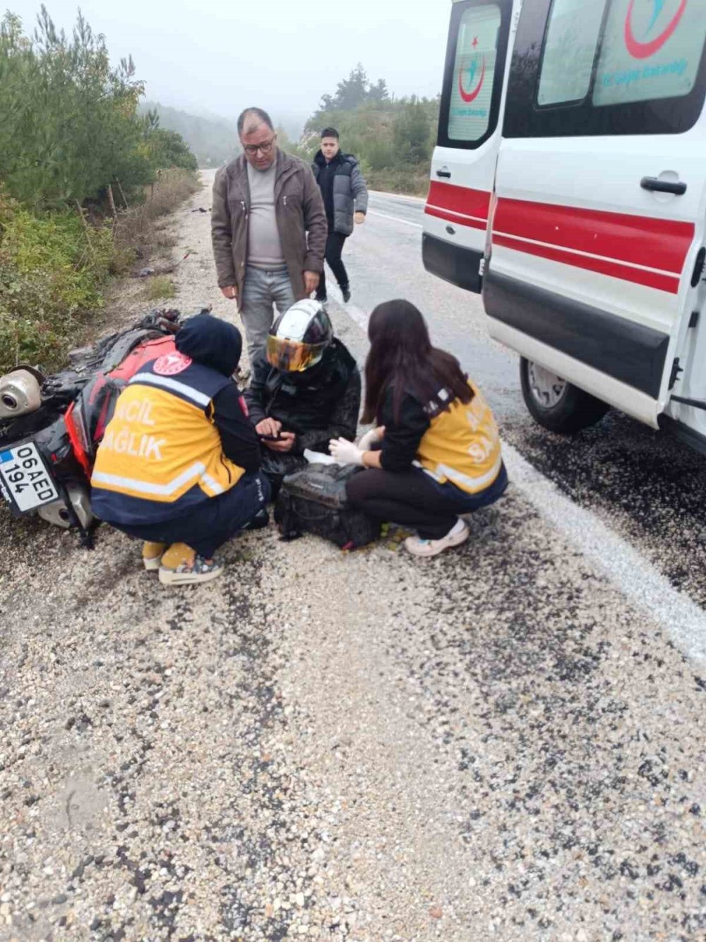 Dikenliboğaz'da kaza