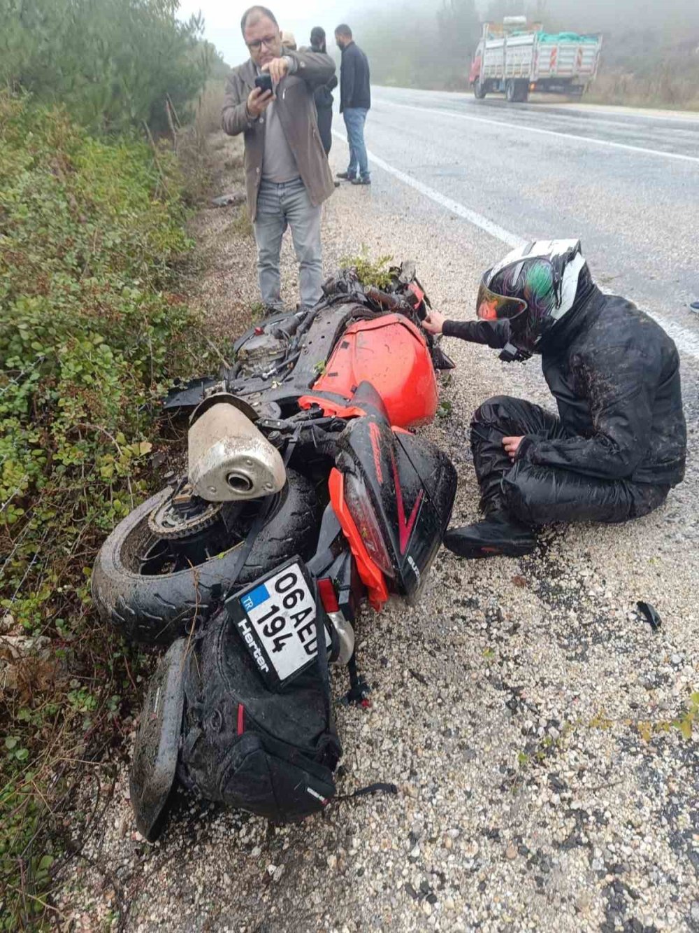 Dikenliboğaz'da kaza