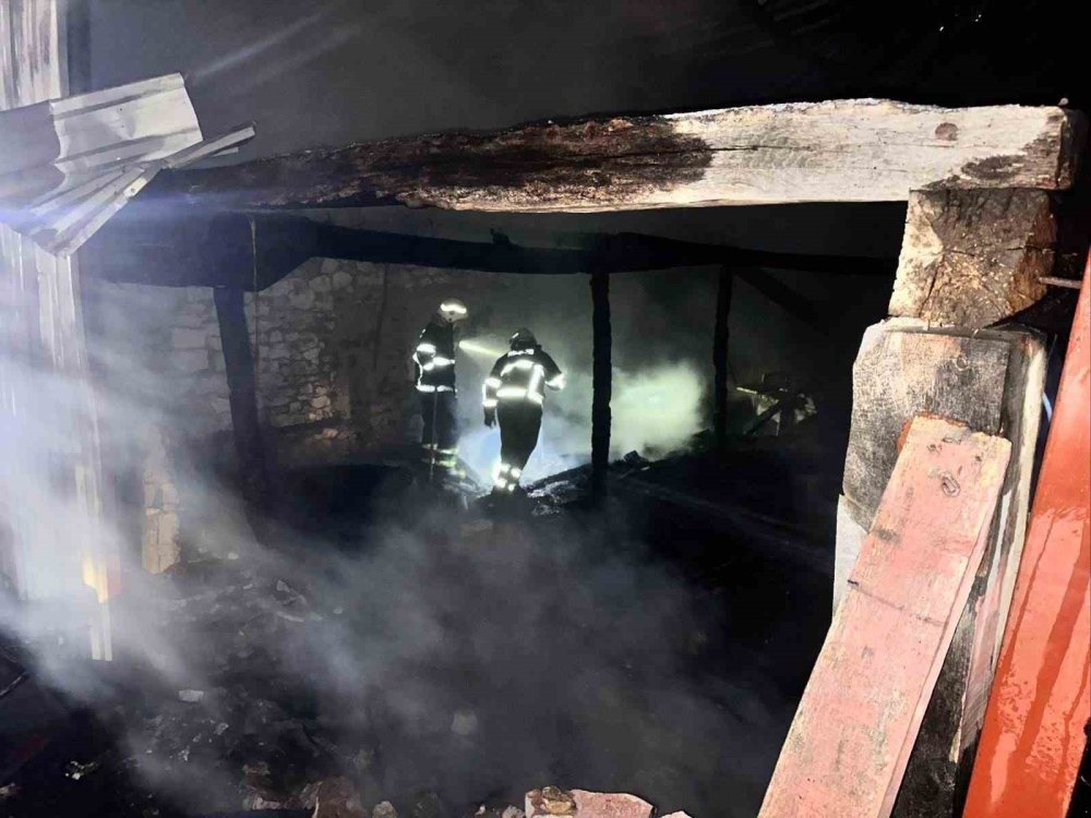 Marangoz Atölyesinde Yangın!