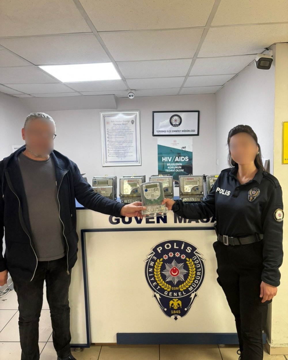 10 Adet Elektrik Sayacını Çalan Şüpheli Yakalandı