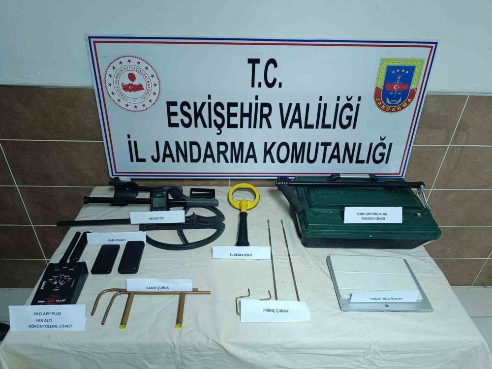 Kaçak Kazı Yapan 5 Şahıs Yakalandı