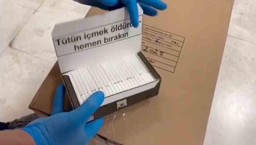 Durdurulan Tır da Piyasa Değeri 7 Milyon TL Olan Sahte Tütün Ürünleri Ele Geçirildi