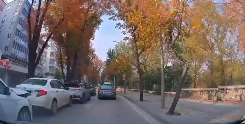 Kazalar Araç Kamerasına Yansıdı