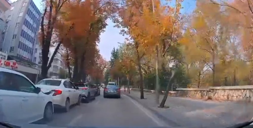 Kazalar Araç Kamerasına Yansıdı