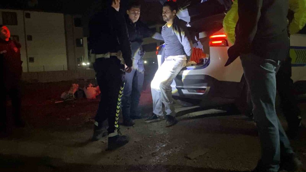 Dur İhtarına Uymayan Sürücü, İnşaat Alanında Yakalandı