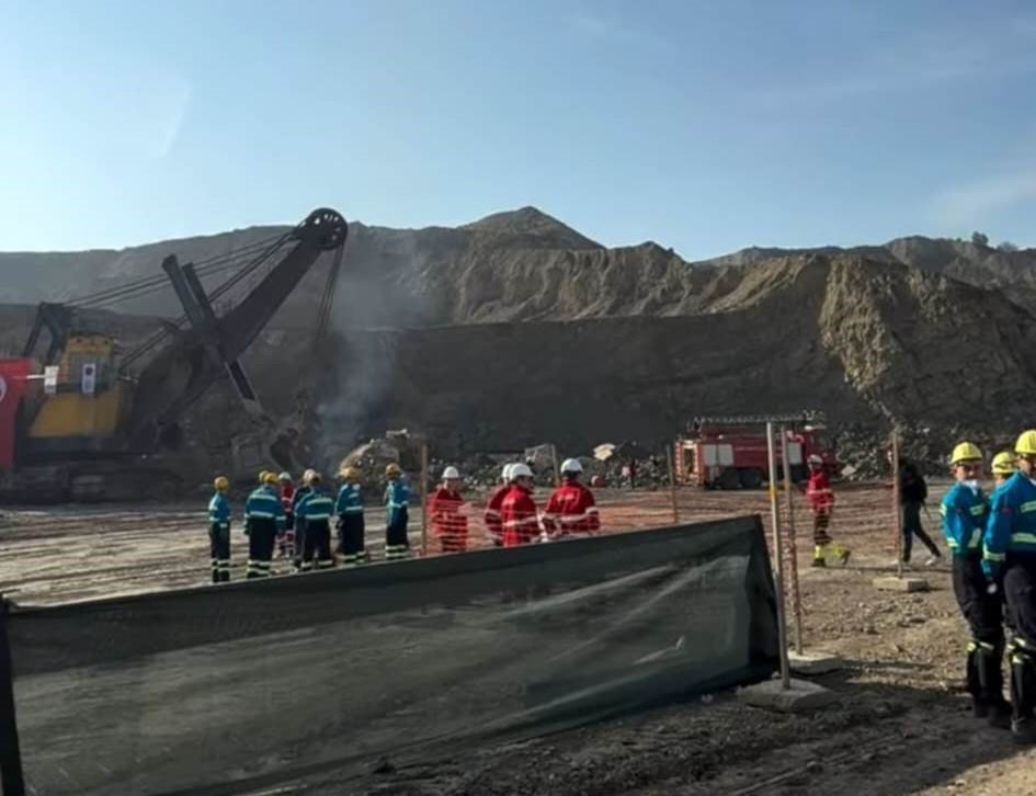 Maden Kazası Tatbikatı Yapıldı