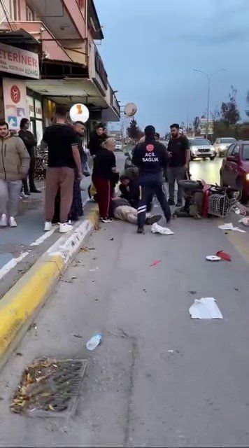 Otomobil İle Motorlu Bisiklet Çarpıştı: 1 Yaralı