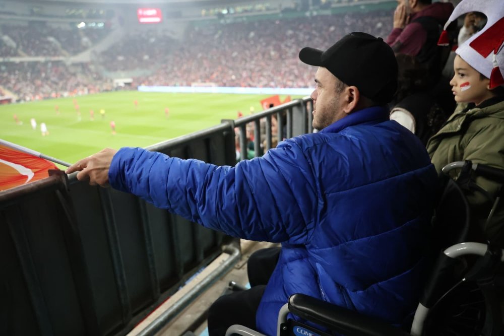 Engelli Bireylere Milli Maç Heyecanı