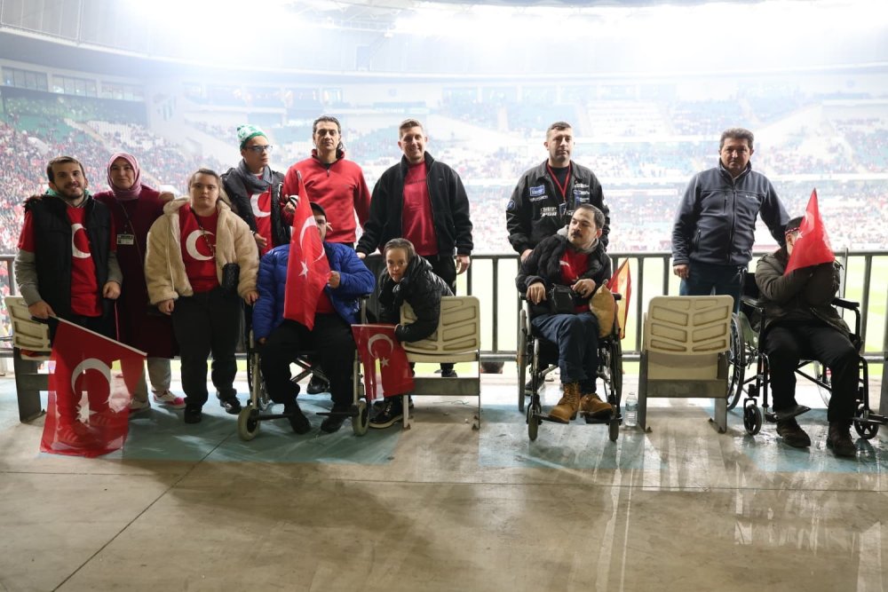 Engelli Bireylere Milli Maç Heyecanı