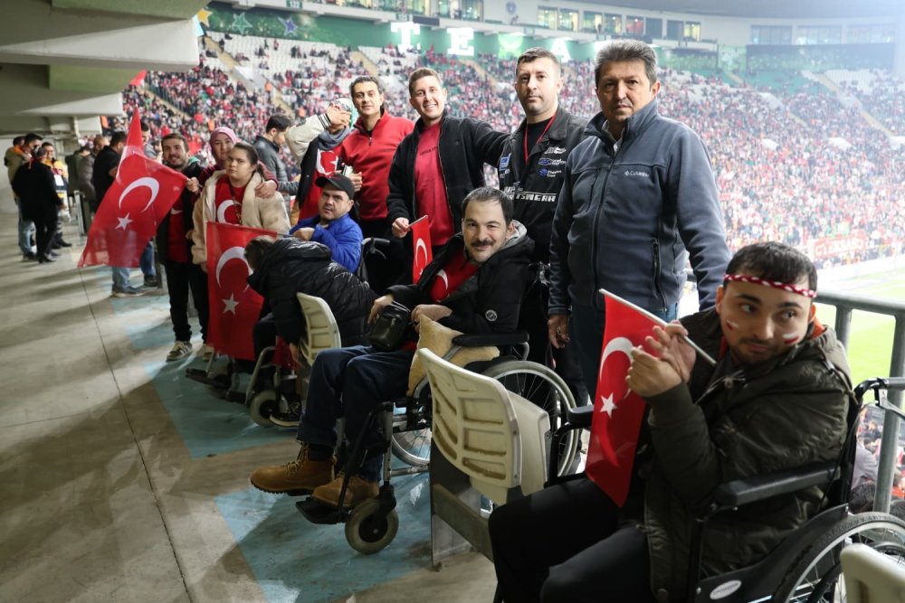 Engelli Bireylere Milli Maç Heyecanı