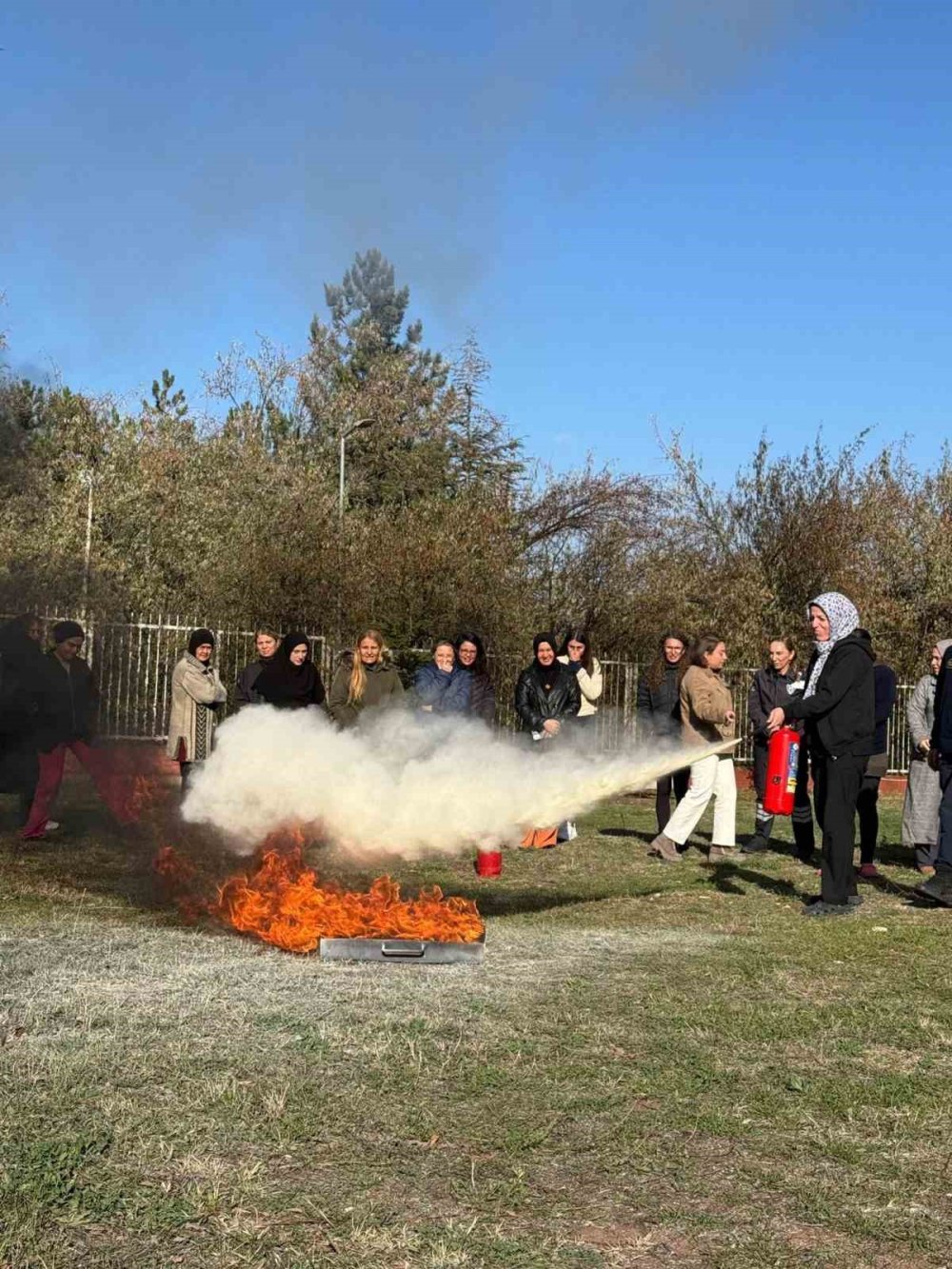 Öğrenci Yurdu Personeline Yangın Eğitimi
