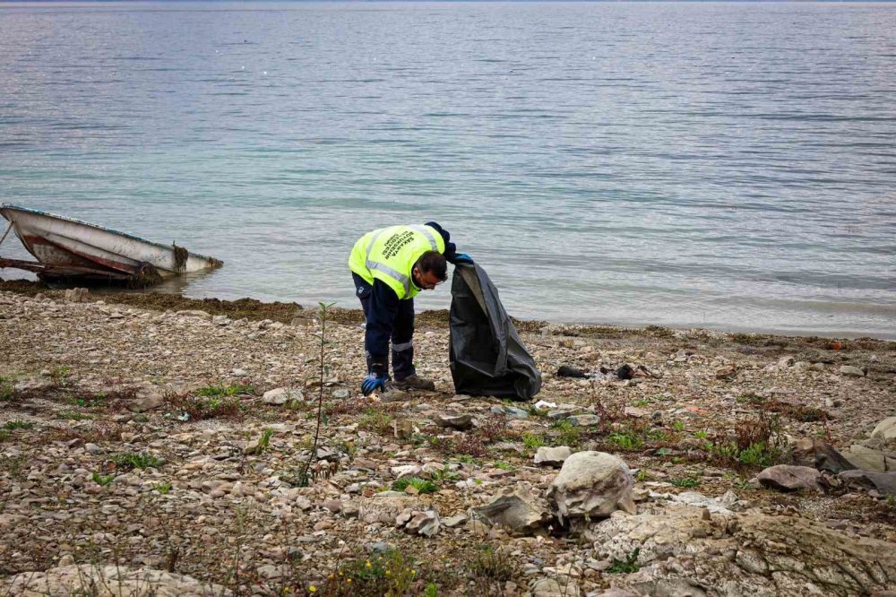 Sapanca Gölü Kıyılarında Temizlik