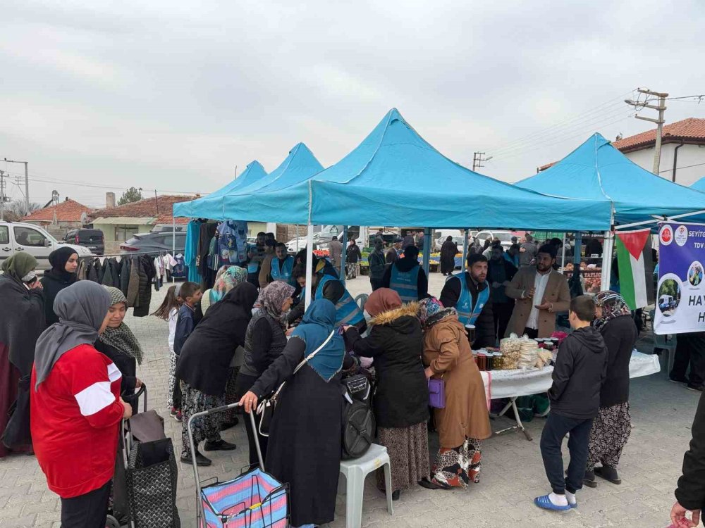 Geliri Gazze’ye Ulaştırmak Amacı İle Hayır Çarşısı Açıldı