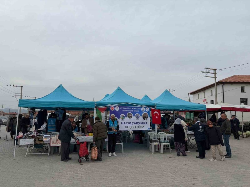 Geliri Gazze’ye Ulaştırmak Amacı İle Hayır Çarşısı Açıldı