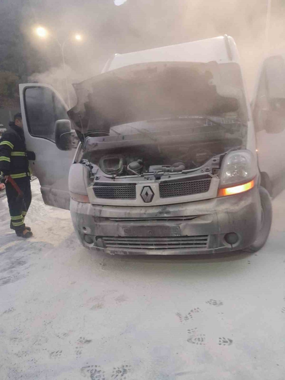 Bilecik’te Araç Yangını