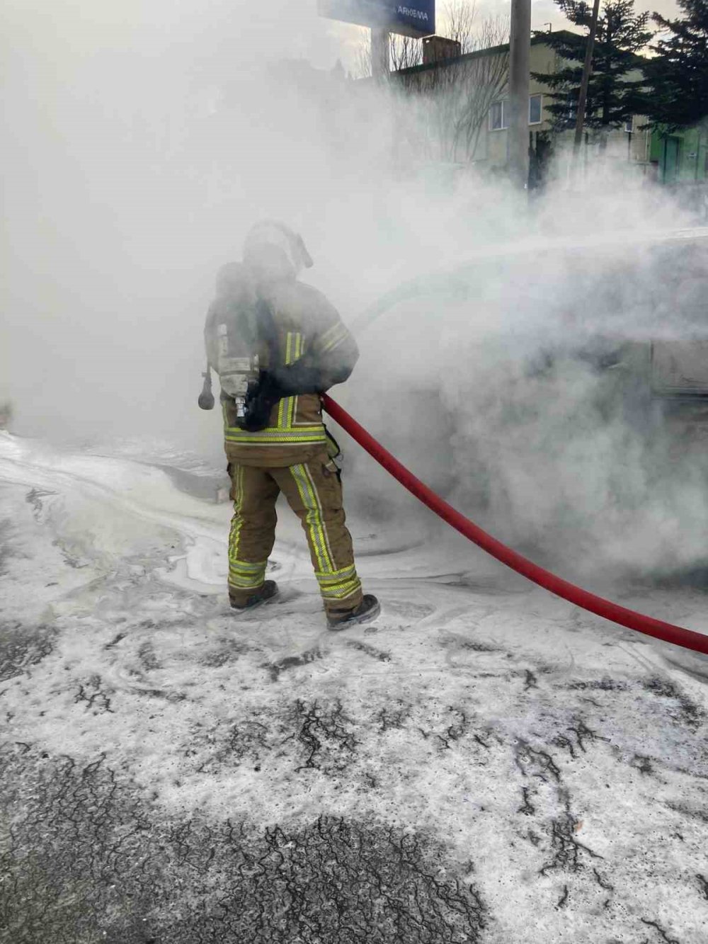 Otomobil, Alev Topuna Döndü