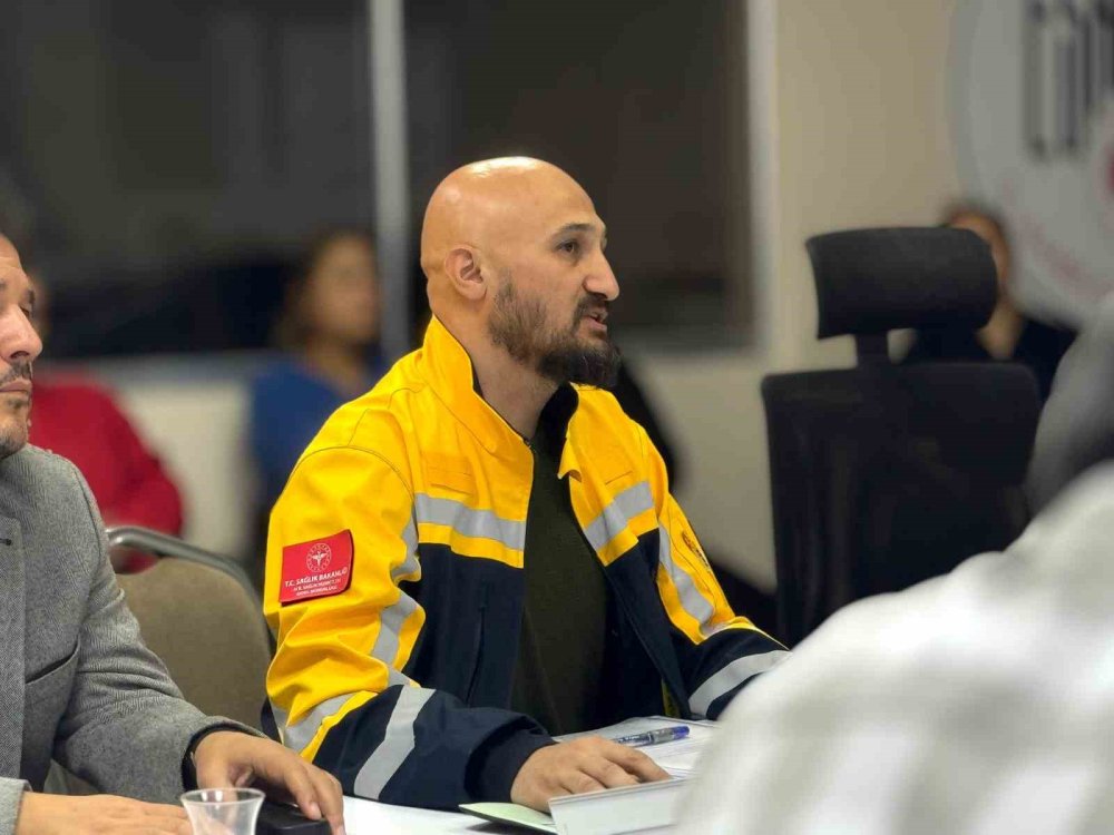 İl Ambulans Servisi Başhekimliğinde Yangın Tatbikatı