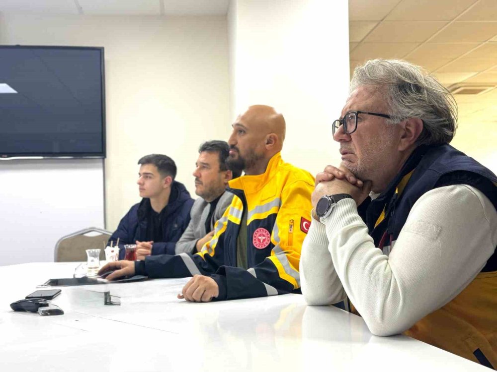 İl Ambulans Servisi Başhekimliğinde Yangın Tatbikatı