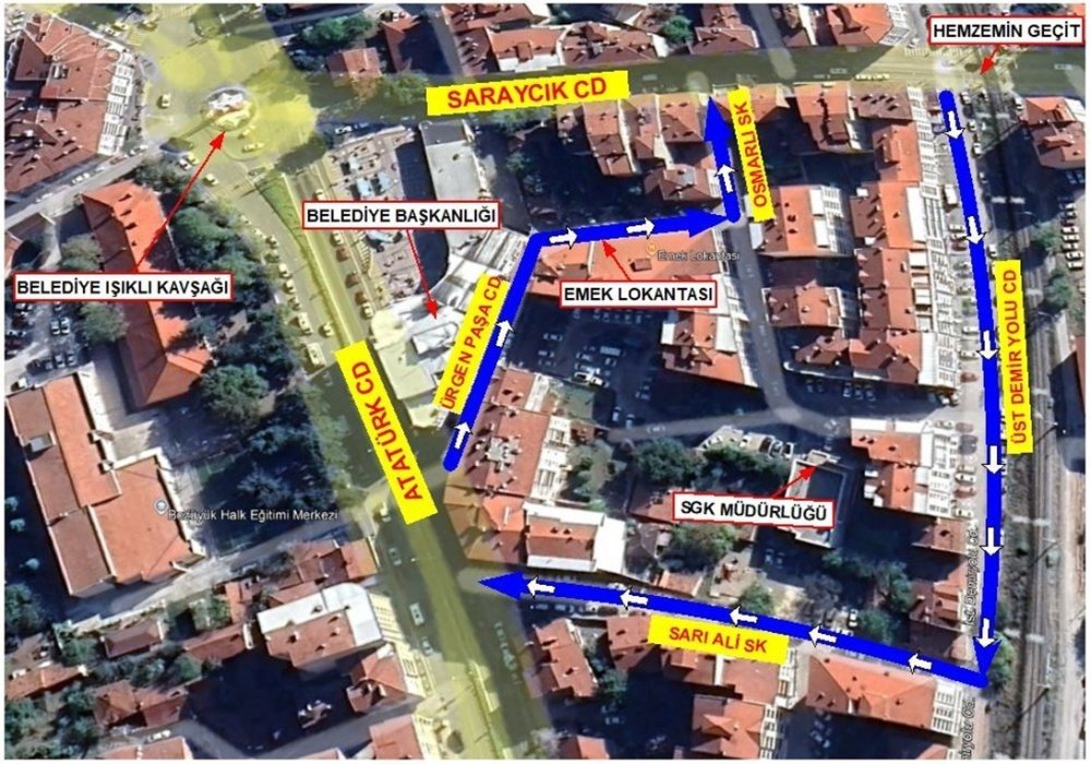 Bozüyük Trafiğinde Yeni Düzenleme